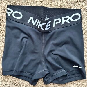 Nike Pro Black Athletic Shorts